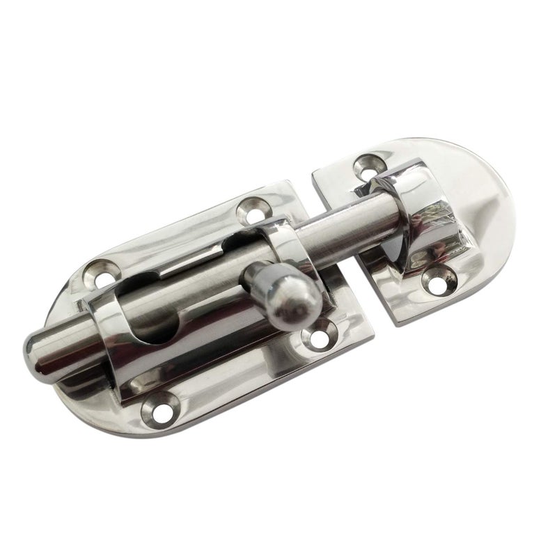NRC&XRC 316 SS Heavy Duty 3-5/8" (90MM) Locker Latch Slide Barrel Bolt for Boat Window/Door/Hatch - Image 5